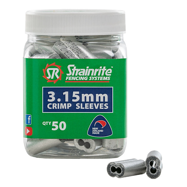 Crimp - 10 gauge  Pottle 50 – Strainrite Fencing Product