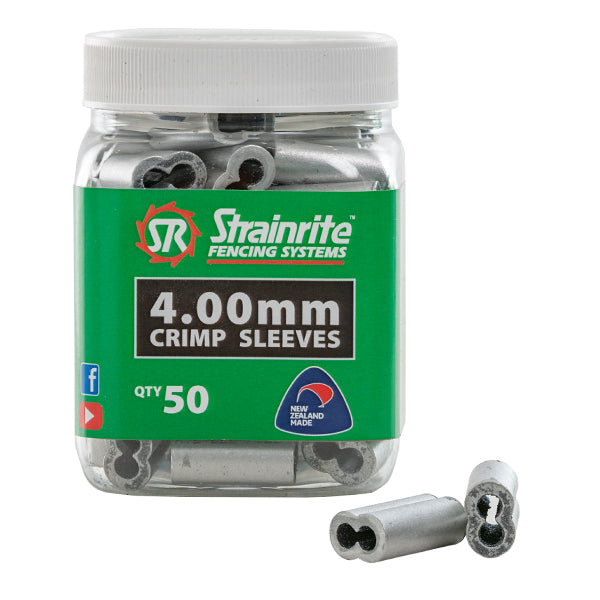 Crimp -  9 gauge  Pottle 50 – Strainrite Fencing Product