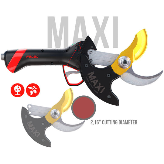 INFACO F3020 professional battery-powered pruning shear - Maxi head complete set