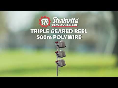 Strainrite Triple Geared Reel